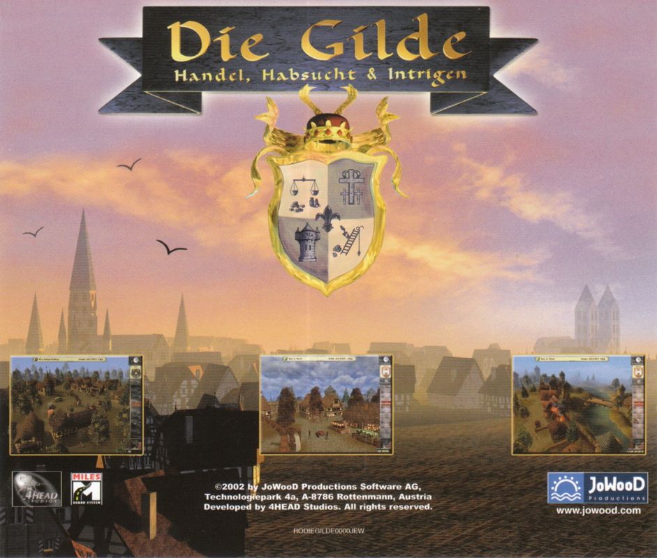 Other for Europa 1400: The Guild (Windows): Jewel Case - Back