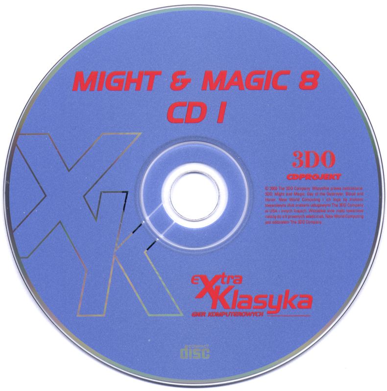 Media for Might and Magic VIII: Day of the Destroyer (Windows) (Extra Klasyka Release): Disc 1/2 - Install