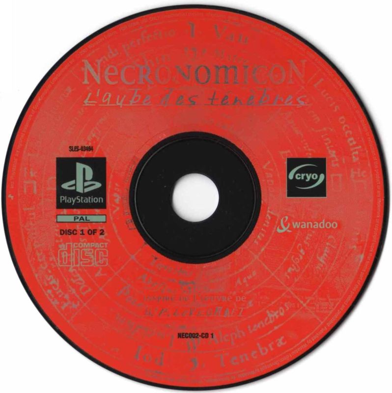 Media for Necronomicon: The Gateway to Beyond (PlayStation)