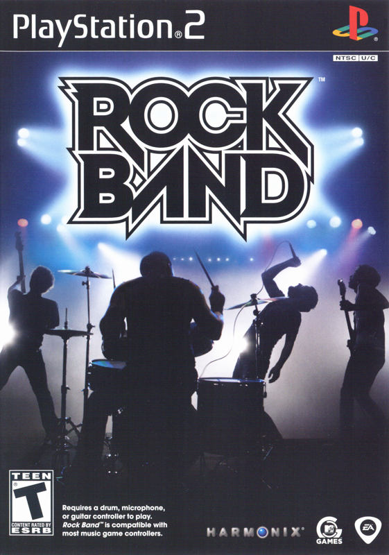 Front Cover for Rock Band (PlayStation 2)