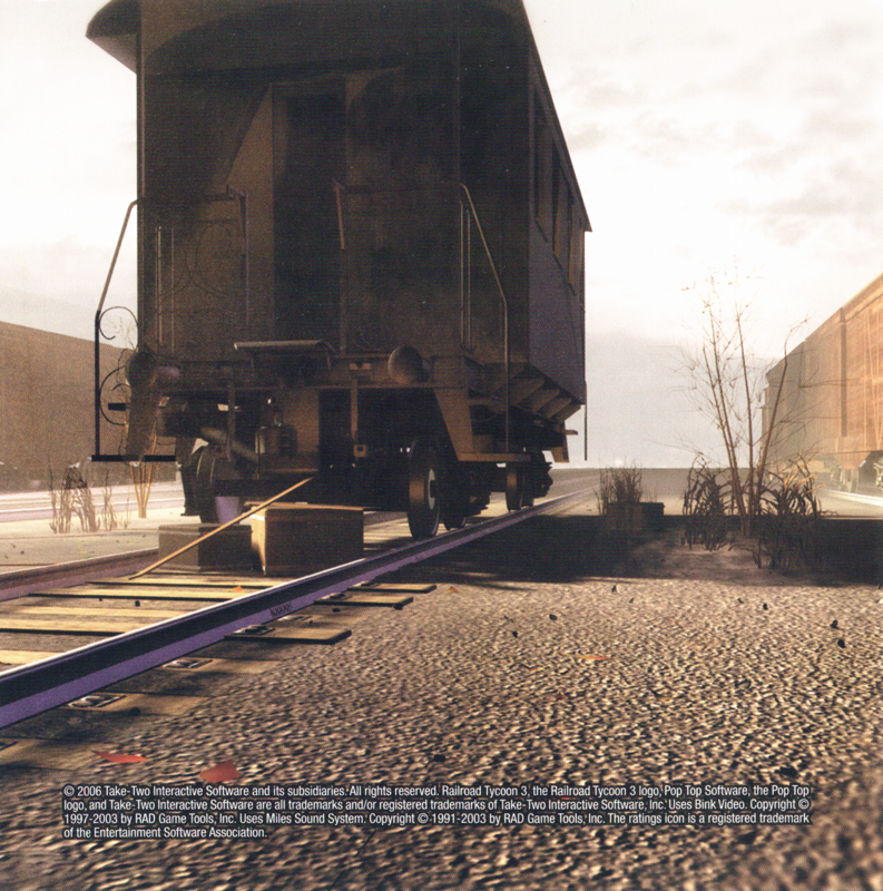 Other for Railroad Tycoon 3 (Windows) (Small box, Budget release): Jewel Case - Reverse of Front