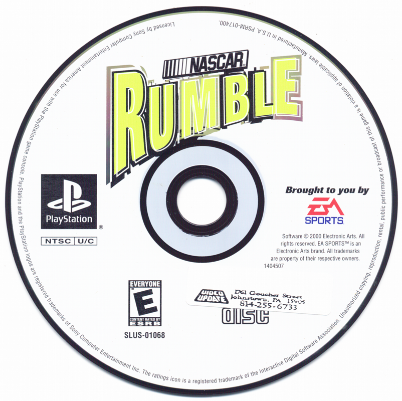 Media for NASCAR Rumble (PlayStation)