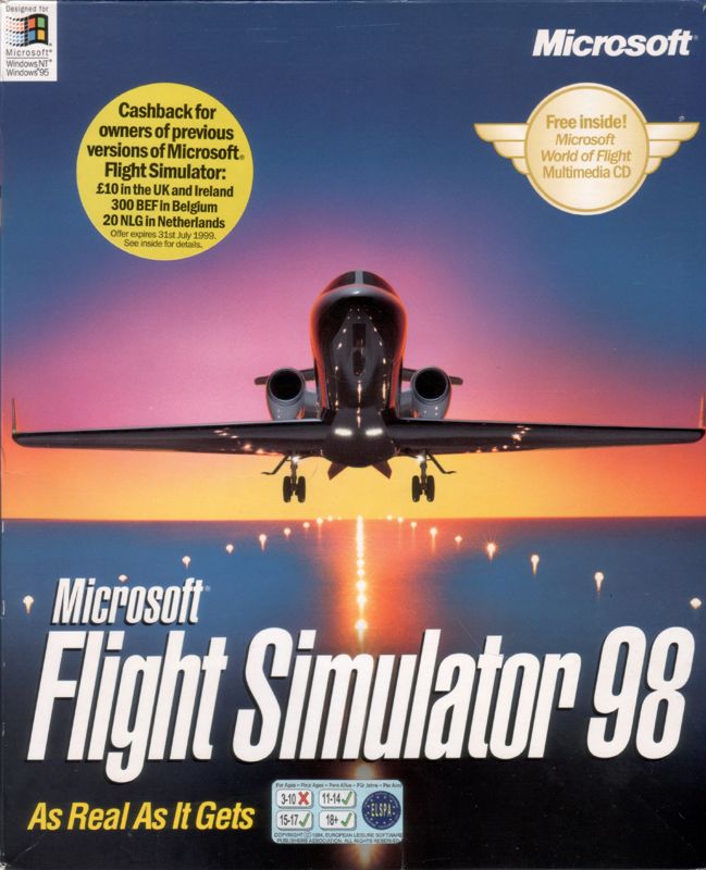 Front Cover for Microsoft Flight Simulator 98 (Windows)