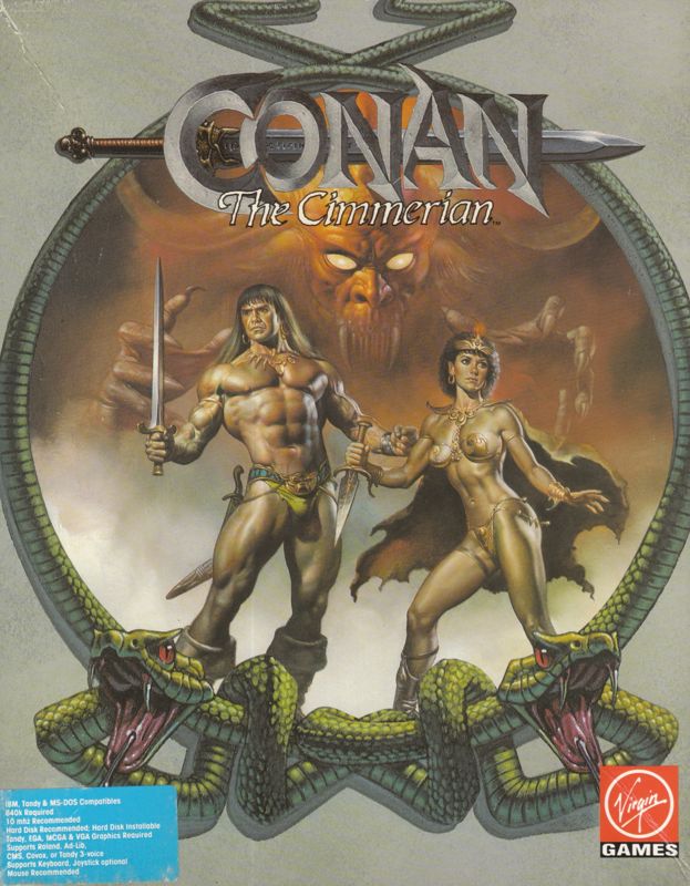Front Cover for Conan: The Cimmerian (DOS) (3.5" disk version)