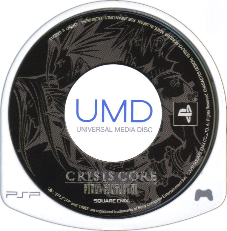 Media for Crisis Core: Final Fantasy VII (PSP) (Final Fantasy VII 10th Anniversary PSP Bundle)