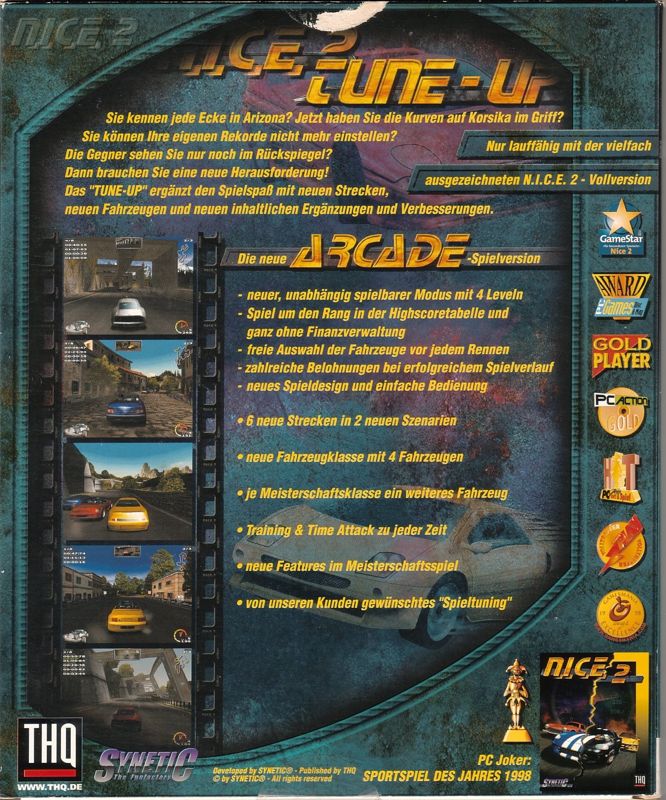 Nice 2 N.I.C.E. 2: Tune-Up cover or packaging material - MobyGames