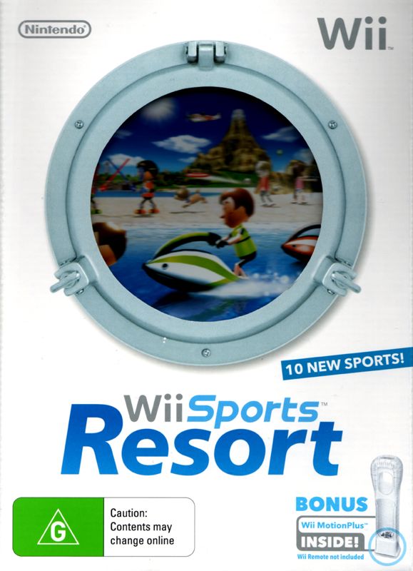 Front Cover for Wii Sports Resort (Wii) (Bundled with Wii MotionPlus)