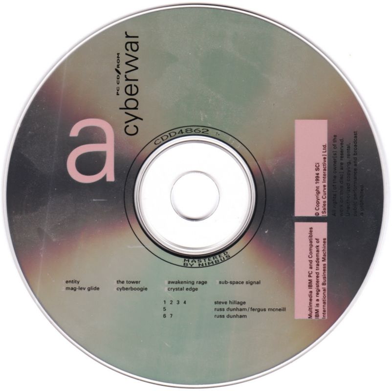 Media for Cyberwar (DOS): Audio Disc