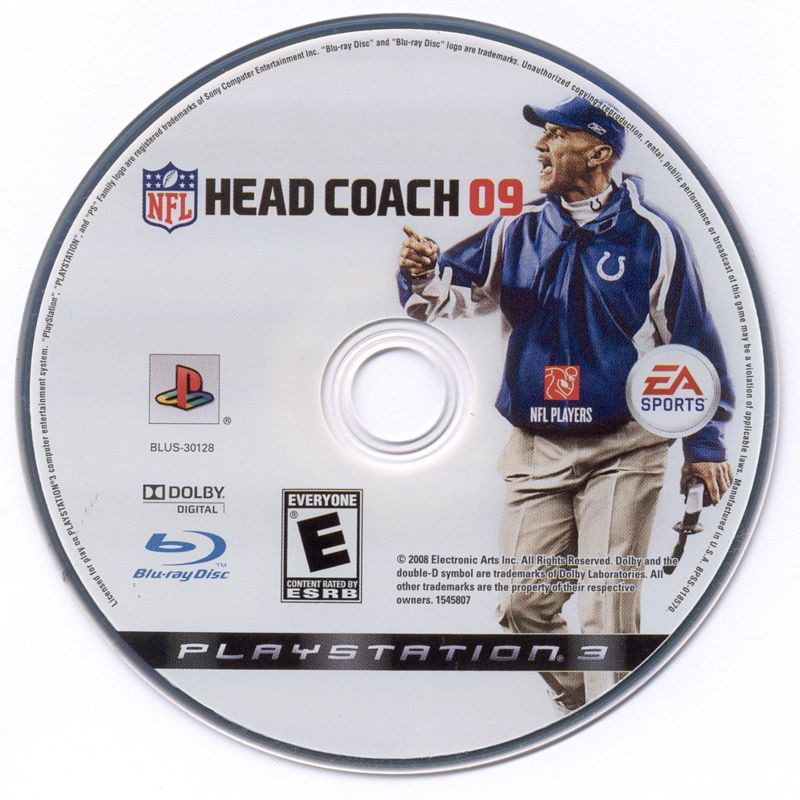 Media for NFL Head Coach 09 (PlayStation 3)