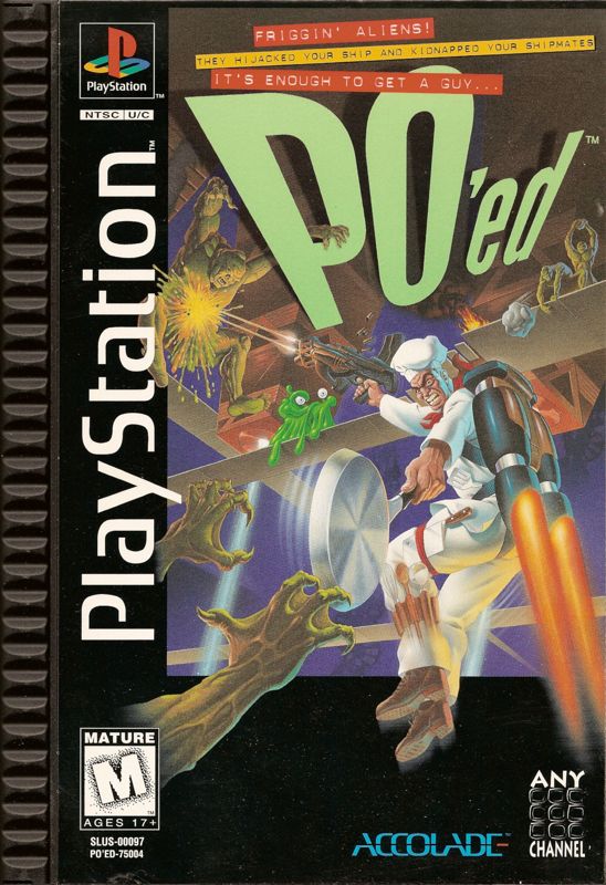 Front Cover for PO'ed (PlayStation)