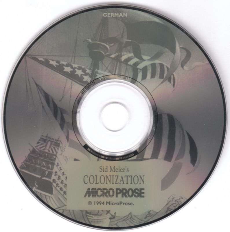 Media for Sid Meier's Colonization (DOS) (CD-ROM release)