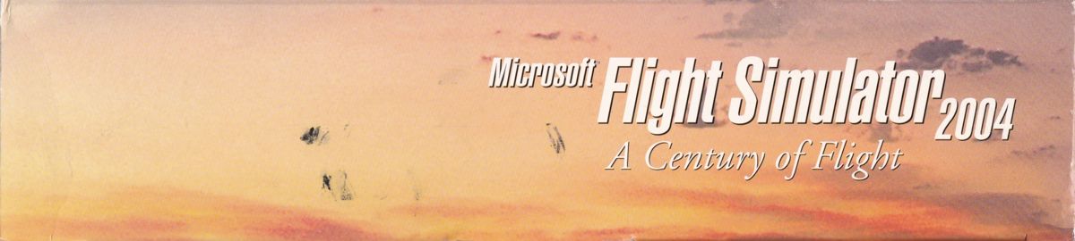 Spine/Sides for Microsoft Flight Simulator 2004: A Century of Flight (Windows) (Includes steel box release and a Corgi model): Bottom