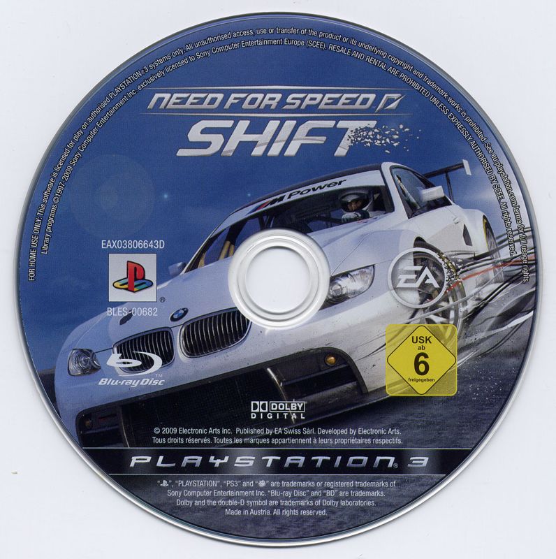 Media for Need for Speed: Shift (PlayStation 3) (Localized version)
