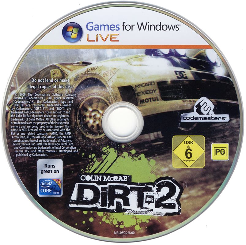 Media for Colin McRae: DiRT 2 (Special Edition) (Windows): Game Disc