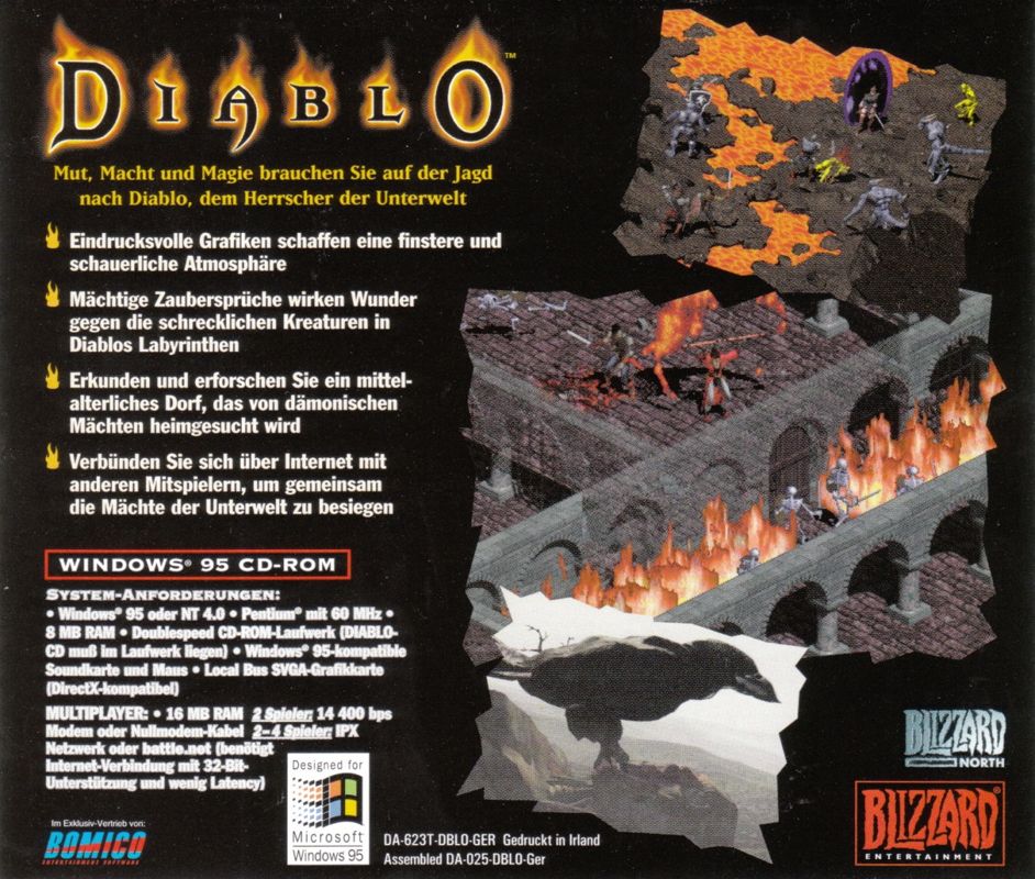 Other for Diablo (Windows): Jewel Case - Back