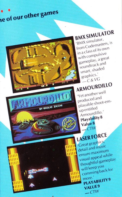 Inside Cover for Super G-Man (Commodore 64) (Cassette Release): Right