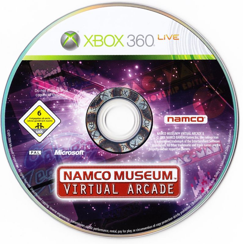 Media for Namco Museum: Virtual Arcade (Xbox 360)