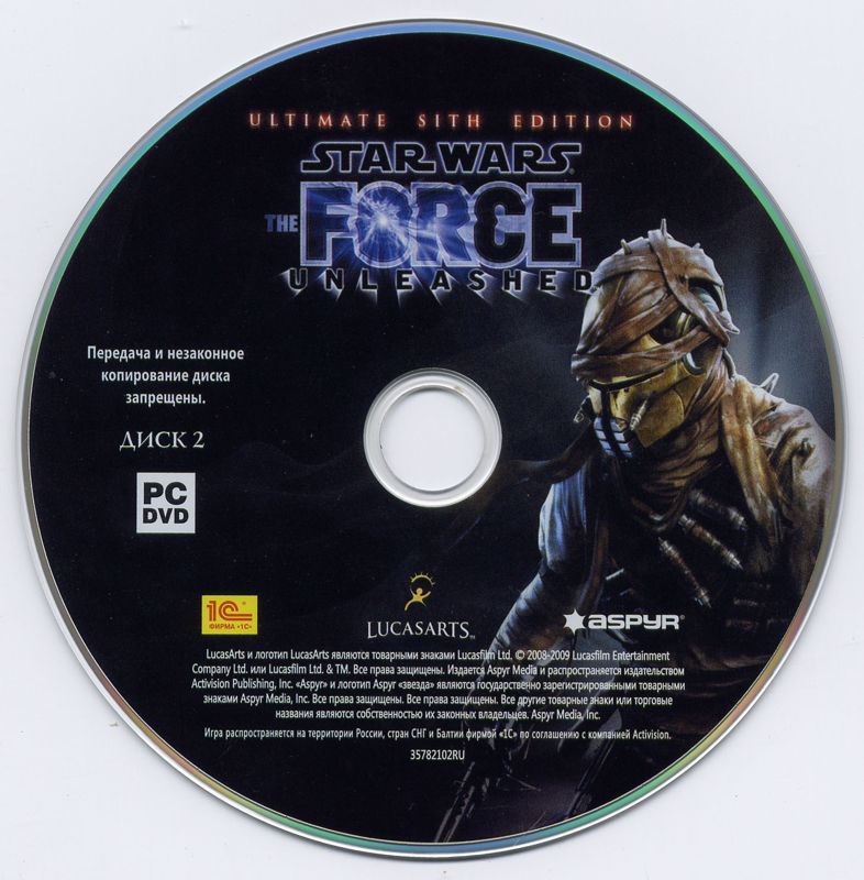 Media for Star Wars: The Force Unleashed - Ultimate Sith Edition (Windows) (Localized version): Disc 2/2