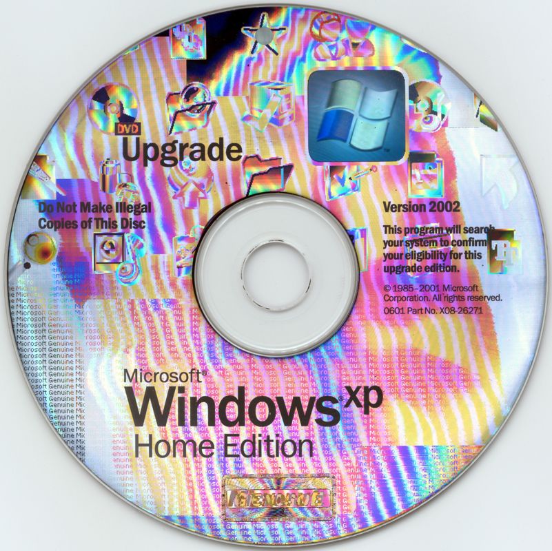 Media for Microsoft Windows XP (included games) (Windows) (2002 Home Edition Upgrade release)