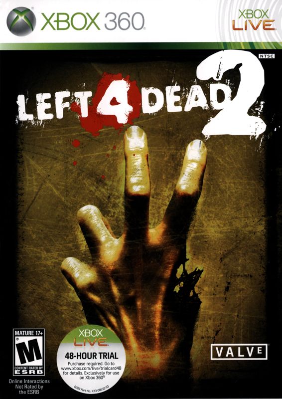 Front Cover for Left 4 Dead 2 (Xbox 360)