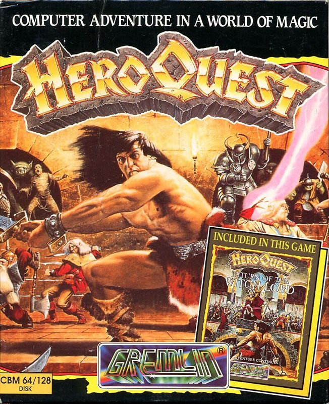 HeroQuest + HeroQuest: Return of the Witch Lord cover or packaging material  - MobyGames