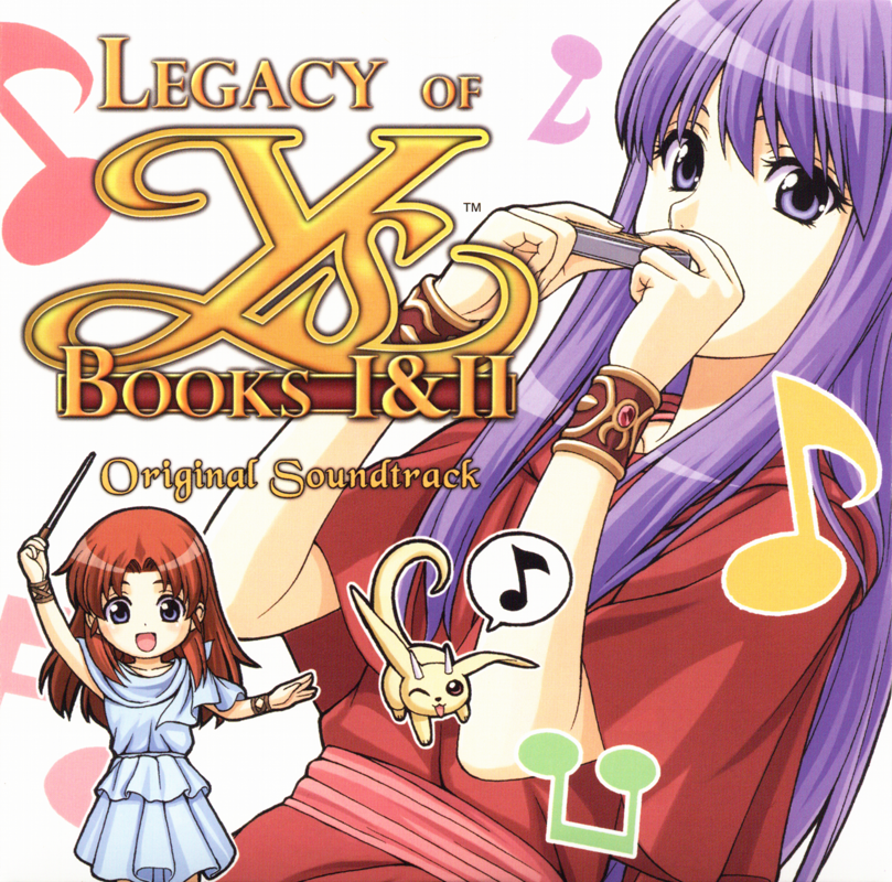 Soundtrack for Legacy of Ys: Books I & II (Nintendo DS): Sleeve - Front
