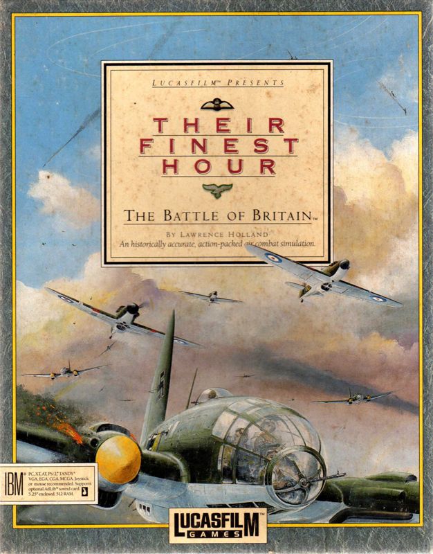 Front Cover for Their Finest Hour: The Battle of Britain (DOS)