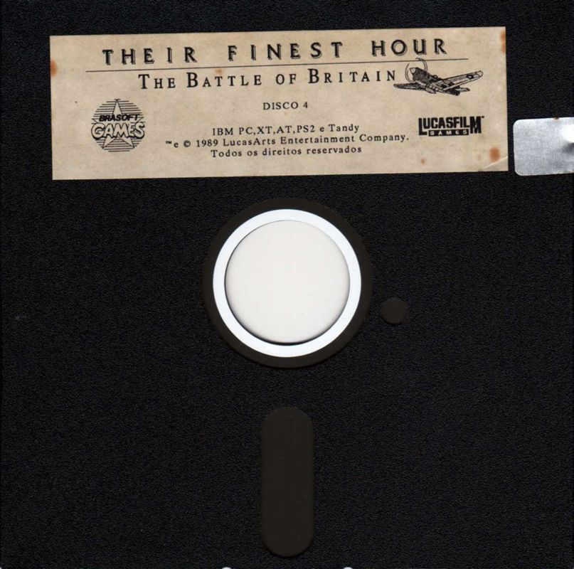 Media for Their Finest Hour: The Battle of Britain (DOS): Disc 4/4