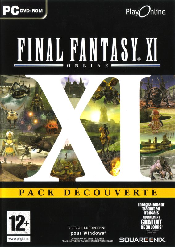 Front Cover for Final Fantasy XI Online: Starter Pack (Windows)