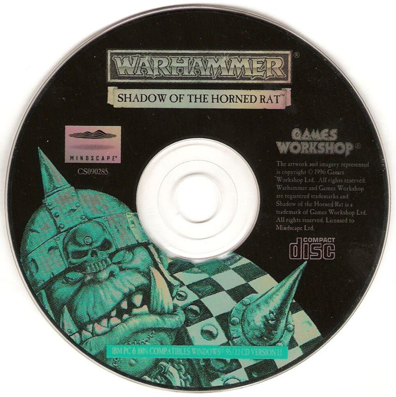 Media for Warhammer: Shadow of the Horned Rat (Windows and Windows 3.x)