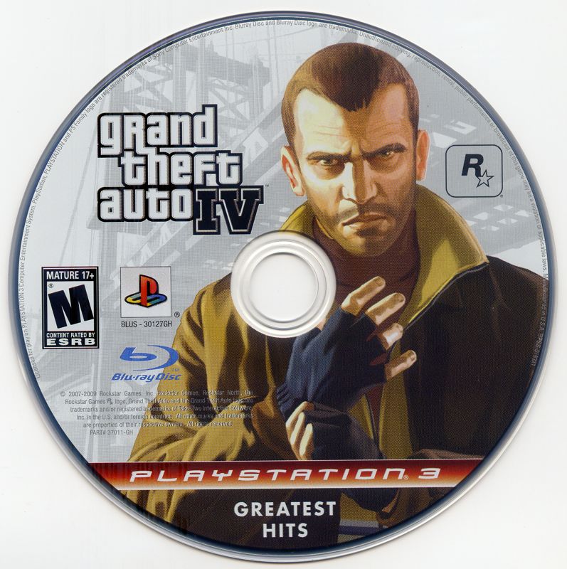 Media for Grand Theft Auto IV (PlayStation 3) (Greatest Hits release)