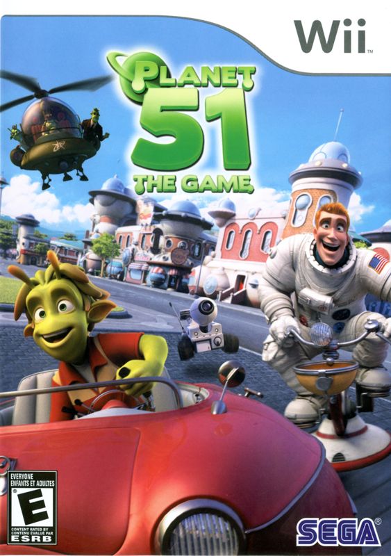 Front Cover for Planet 51: The Game (Wii)
