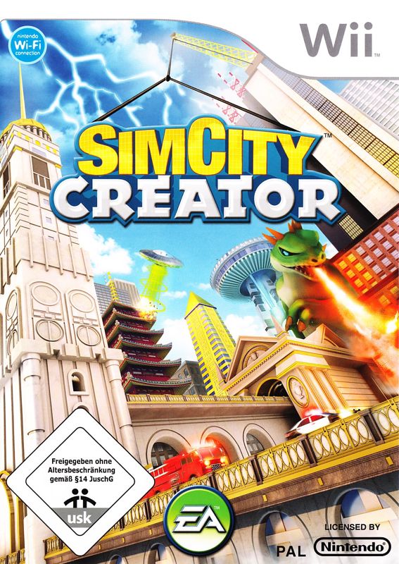 Front Cover for SimCity Creator (Wii)