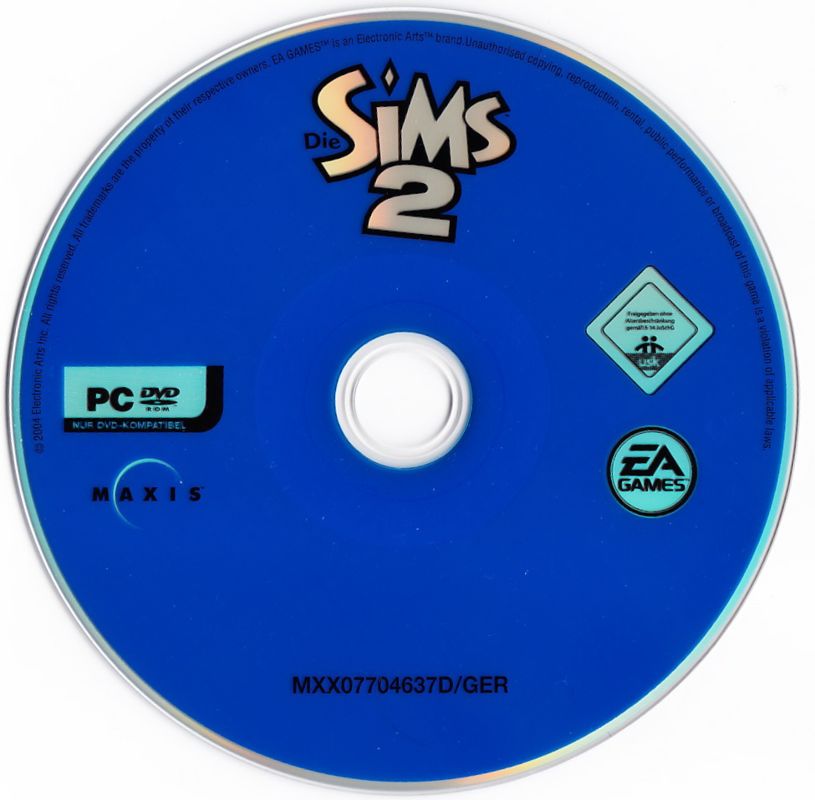 Media for The Sims 2 (Windows) (DVD re-release (2006))