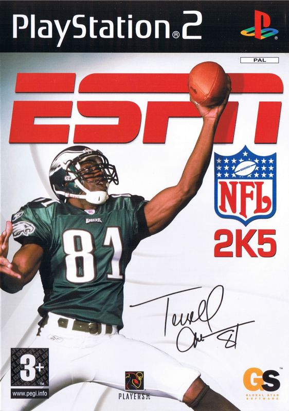 Front Cover for ESPN NFL 2K5 (PlayStation 2)