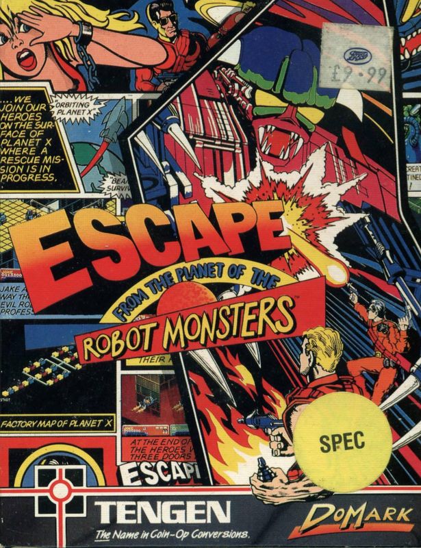 Front Cover for Escape from the Planet of the Robot Monsters (ZX Spectrum)