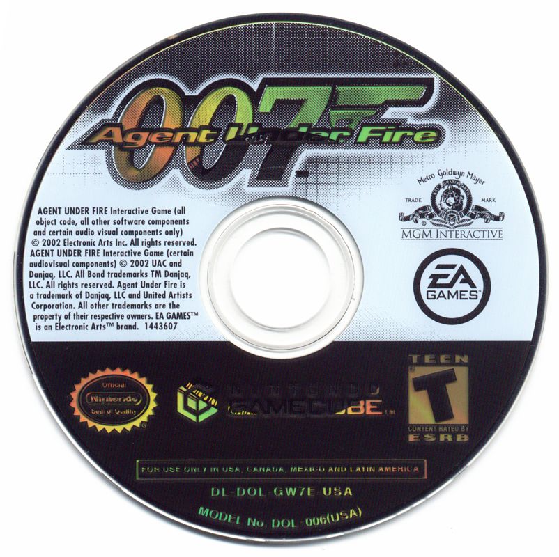Media for 007: Agent Under Fire (GameCube)