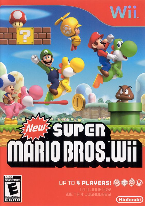 Front Cover for New Super Mario Bros. Wii (Wii)