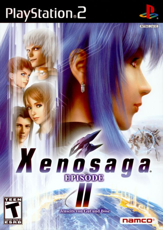 Front Cover for Xenosaga: Episode II - Jenseits von Gut und Böse (PlayStation 2)