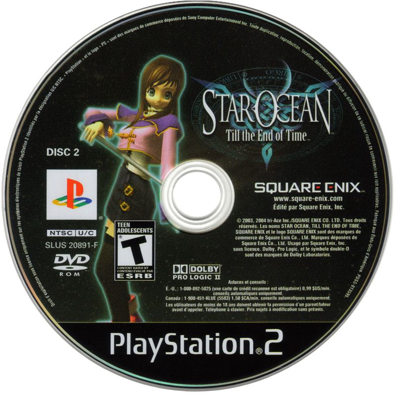 Media for Star Ocean: Till the End of Time (PlayStation 2): Disc 2