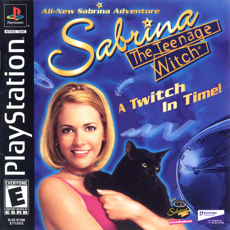 Front Cover for Sabrina, the Teenage Witch: A Twitch in Time! (PlayStation)