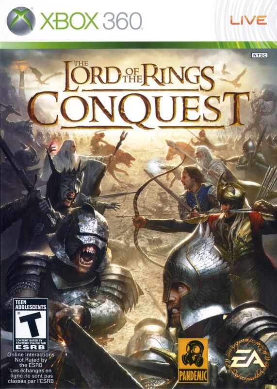 Front Cover for The Lord of the Rings: Conquest (Xbox 360)