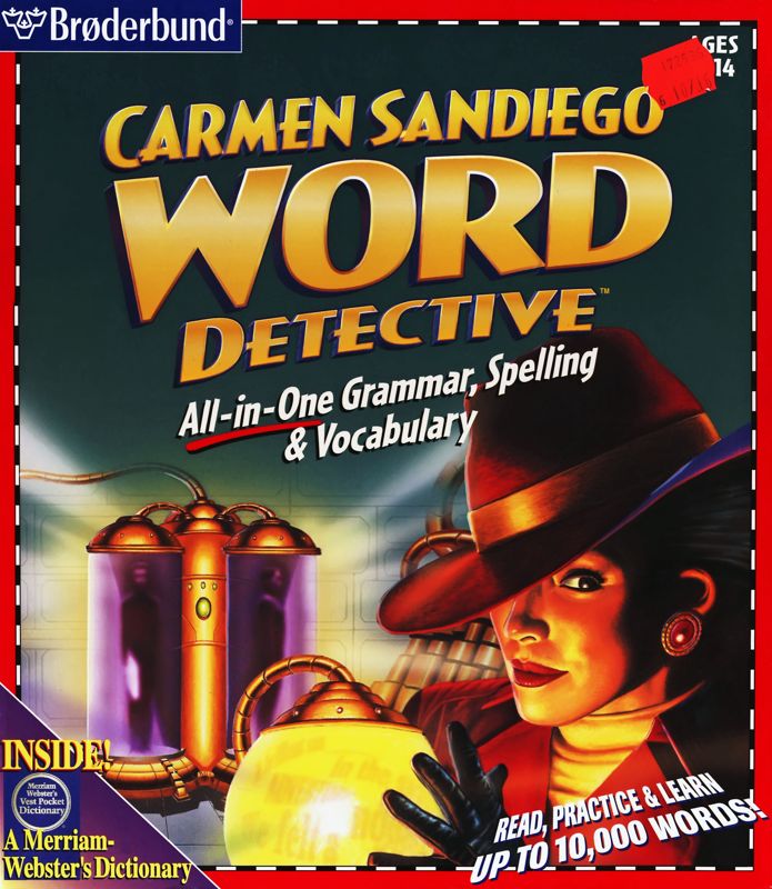 Front Cover for Carmen Sandiego: Word Detective (Macintosh and Windows and Windows 16-bit)