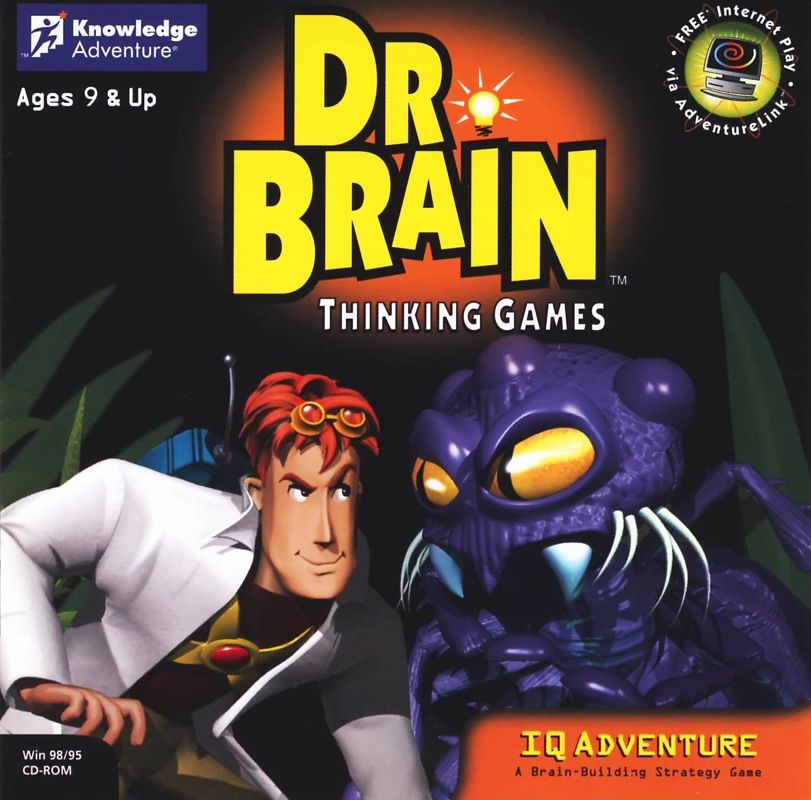 Other for Dr. Brain Thinking Games: IQ Adventure (Windows): Jewel Case - Front