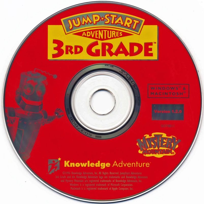 Media for JumpStart Adventures: 3rd Grade - Mystery Mountain (Macintosh and Windows and Windows 3.x)