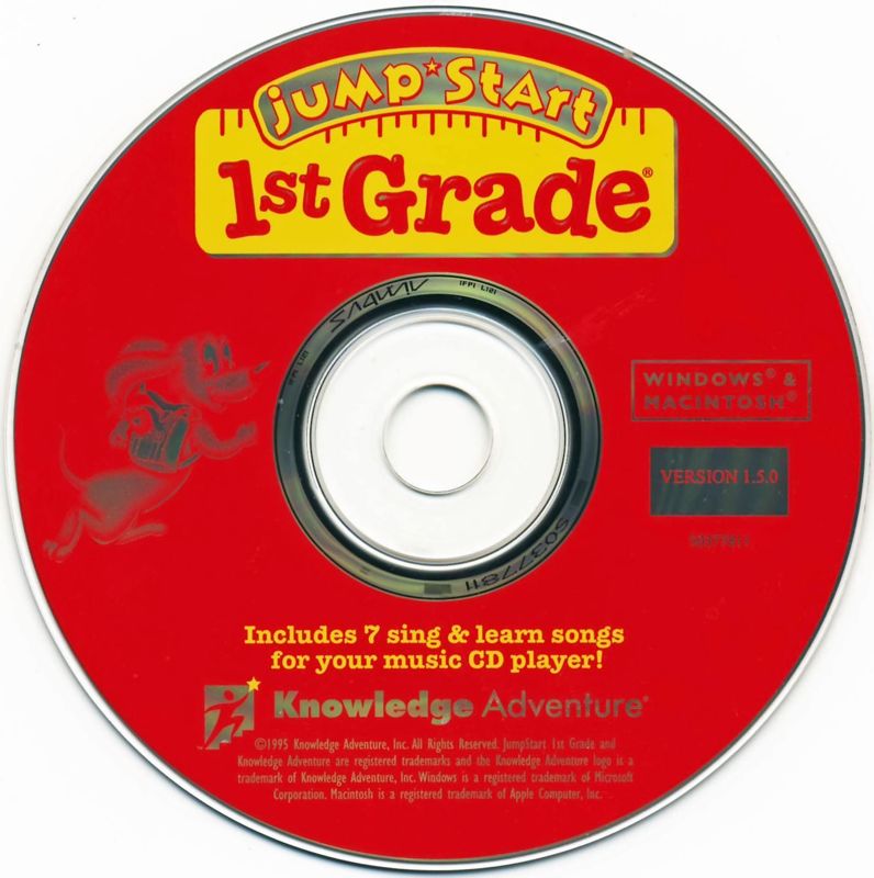 Media for JumpStart 1st Grade (Macintosh and Windows and Windows 3.x)