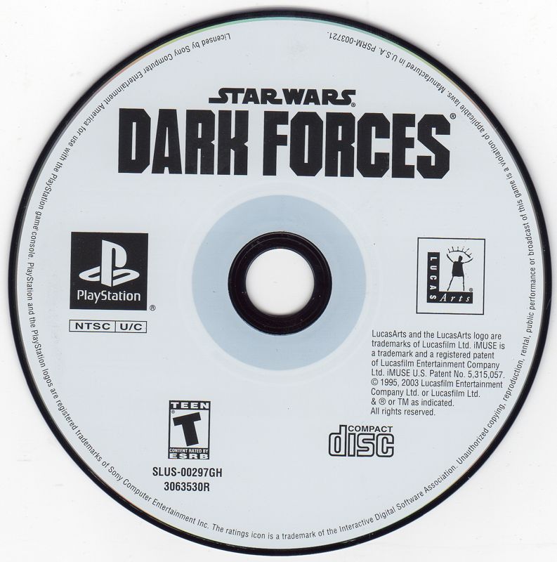 Media for Star Wars: Dark Forces (PlayStation) (Greatest Hits release)