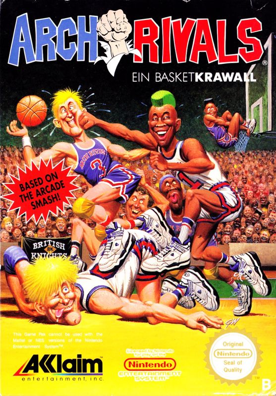 Front Cover for Arch Rivals (NES)