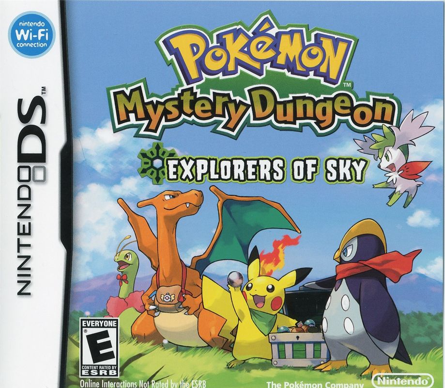 Front Cover for Pokémon Mystery Dungeon: Explorers of Sky (Nintendo DS)