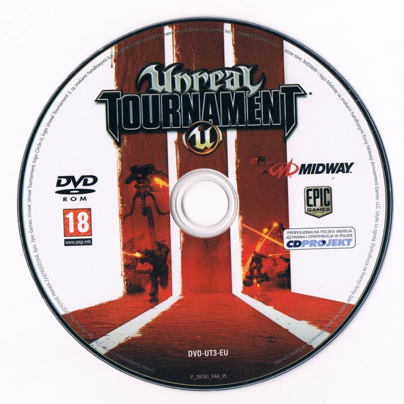 Media for Unreal Tournament III (Windows) (Extra Klasyka release): Game Disc